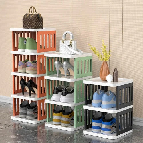 12-Tier Shoe Storage Rack, Compact Narrow Shoe Cabinet Organizer for Home, Bedroom, Entryway, Closet - Image 7