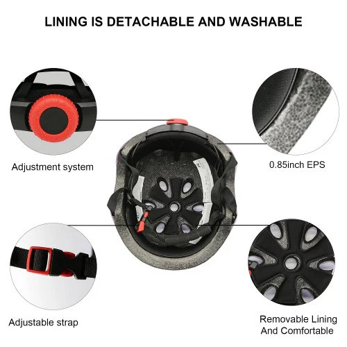 CELOID Kids Bike Helmet, Small 18"-20.5" Adjustable Multi-Sport Safety Helmet for Ages 3-8 Years - Image 4