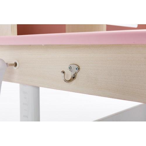 Children Kids Multifunctional Adjustable Study Desk with Double-Winged Swivel Chair - Image 10