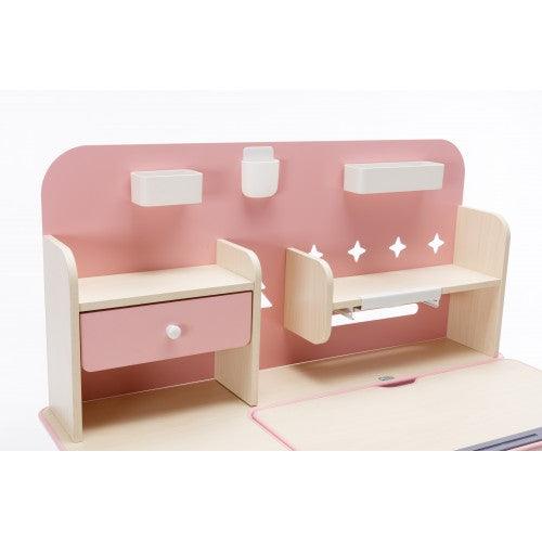 Children Kids Multifunctional Adjustable Study Desk with Double-Winged Swivel Chair - Image 13