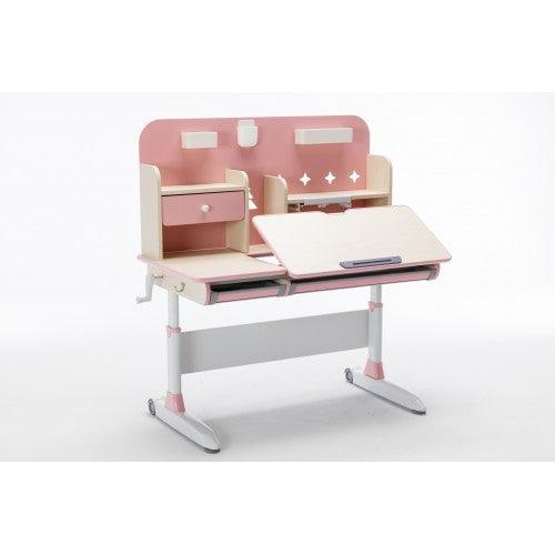 Children Kids Multifunctional Adjustable Study Desk with Double-Winged Swivel Chair - Image 15