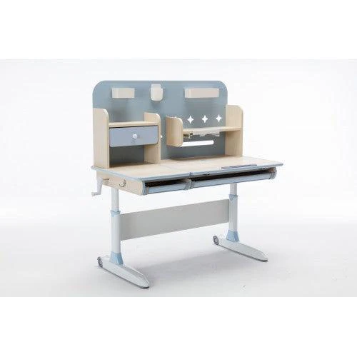 Children Kids Multifunctional Adjustable Study Desk with Double-Winged Swivel Chair - Image 20