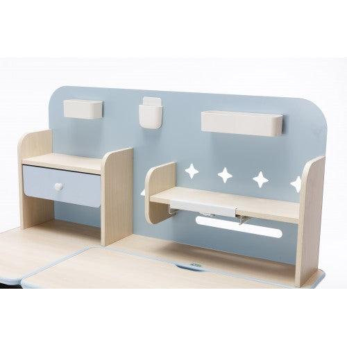 Children Kids Multifunctional Adjustable Study Desk with Double-Winged Swivel Chair - Image 23