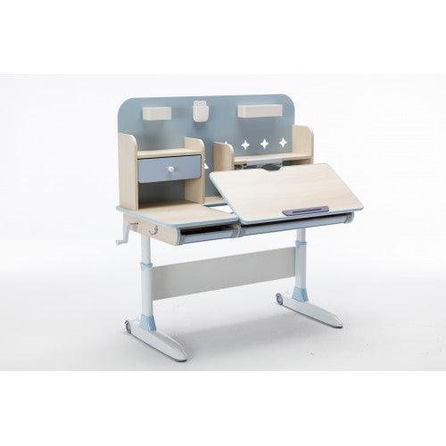 Children Kids Multifunctional Adjustable Study Desk with Double-Winged Swivel Chair - Image 24