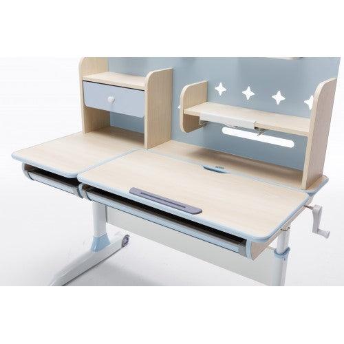 Children Kids Multifunctional Adjustable Study Desk with Double-Winged Swivel Chair - Image 25