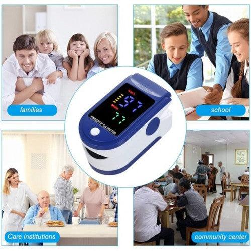 Fingertip Pulse Oximeter & Blood Oxygen Saturation Monitor Home Use - Image 3