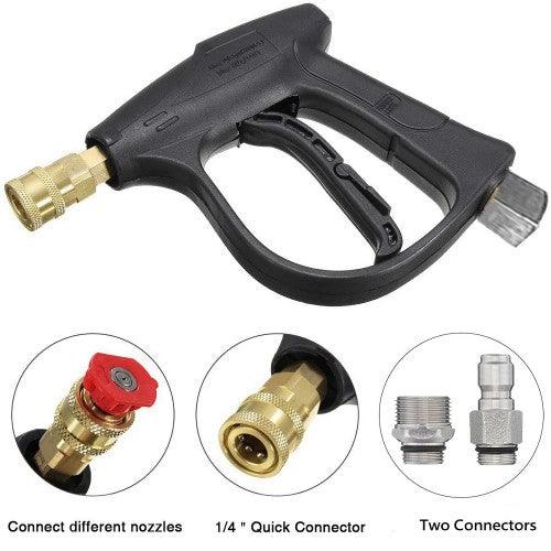 MATCC Adjustable Foam Cannon Sprayer Set with Snow Foam Lance, 5 Spray Nozzles, 3/8" M22 Quick Connectors for Power Pressure Washer - Image 6