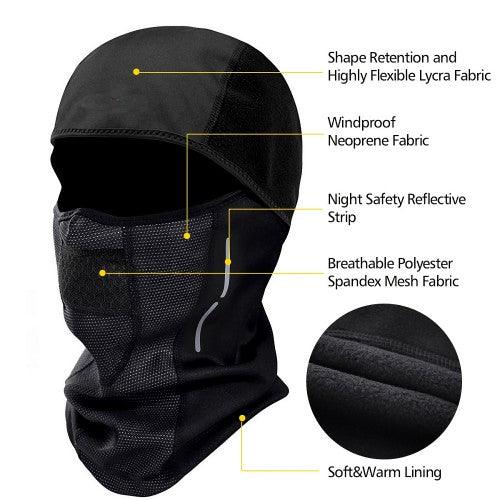SGODDE Unisex Ski Mask, Balaclava Face Mask with Water Resistant and Windproof Fabric for Men, Women, Skiing, Cycling, Outdoor Winter Activities - Image 5